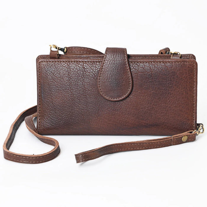 Ella Genuine Leather Wristlet Wallet Bag