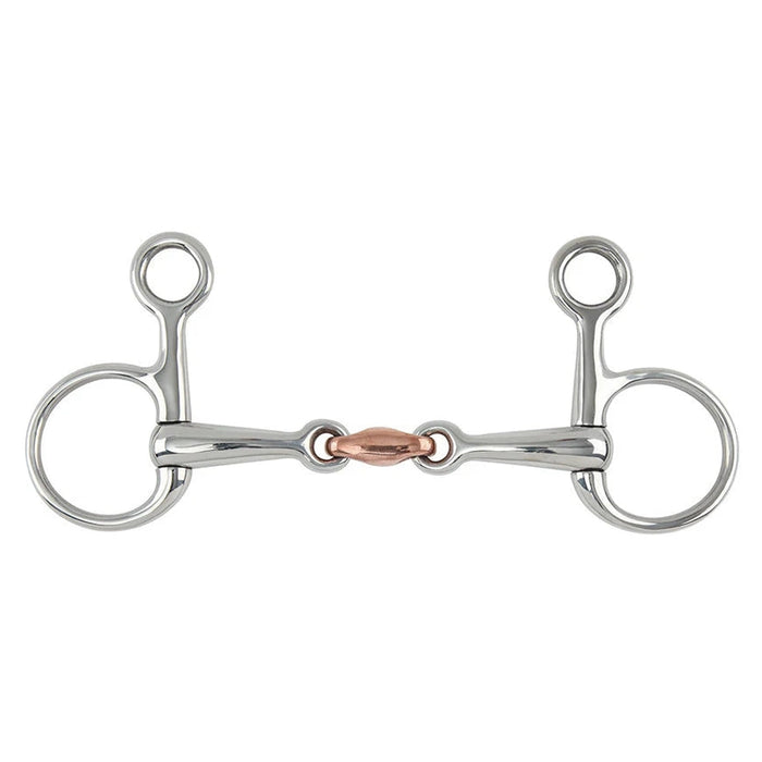 Shires Copper Link Hanging Cheek Bit