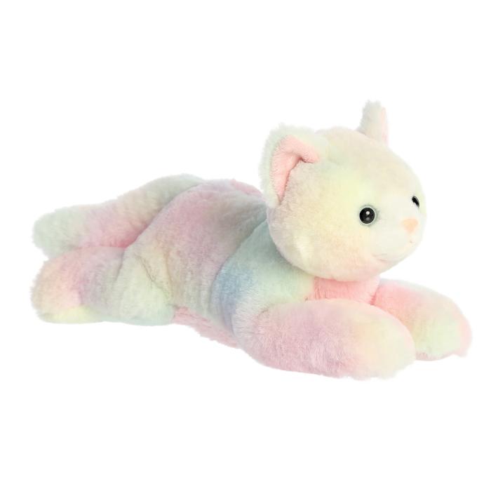 Kelley 12" Plush Rainbow Kitty Cat