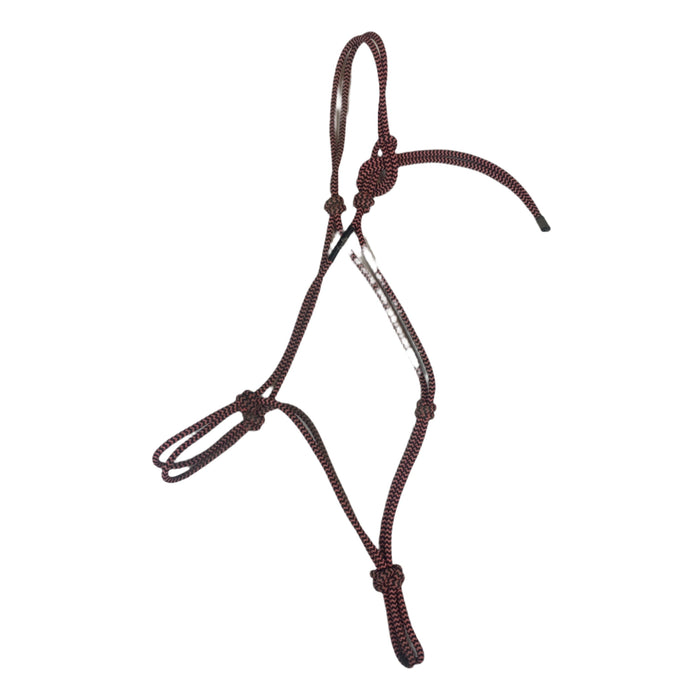 CNT 2861Q Weaver Rope Halter Pink & Black Full