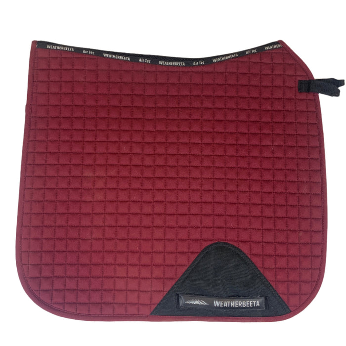 CNT 2866E Weatherbeeta Dressage Saddle Pad Maroon
