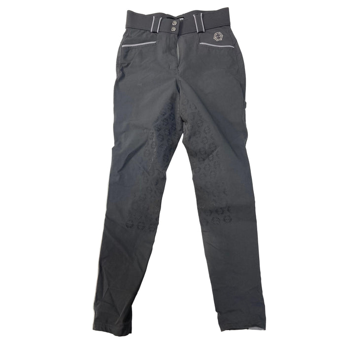 CNT 2906M Ethos Equestrian Silicone Full Seat Breeches Grey Size 26