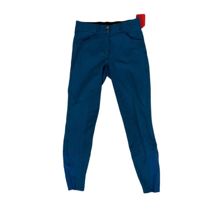 CNT 2827L Smartpak Piper Silicone Full Seat Breeches Blue 28R