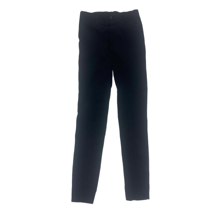 CNT 2140LLLL Kids Horze Knee Patch Breeches Balck XL