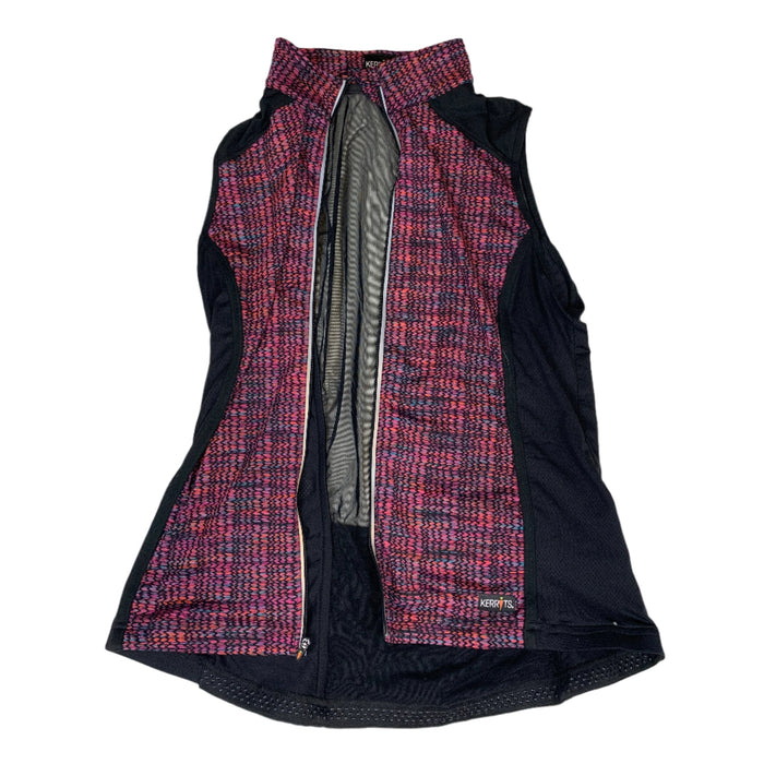 CNT 2867J Kerrits Light Weight Vest Pink/Purple/Blue and Black XL