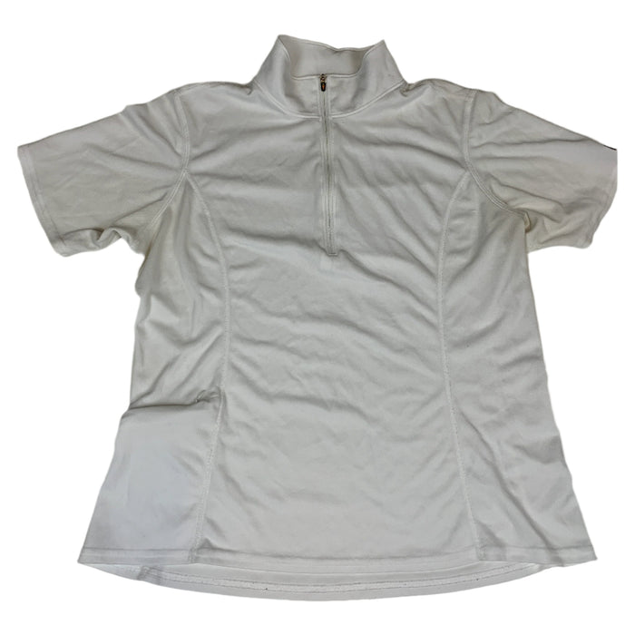 CNT 2867G Kerrits Short Sleeve Shirt White Large