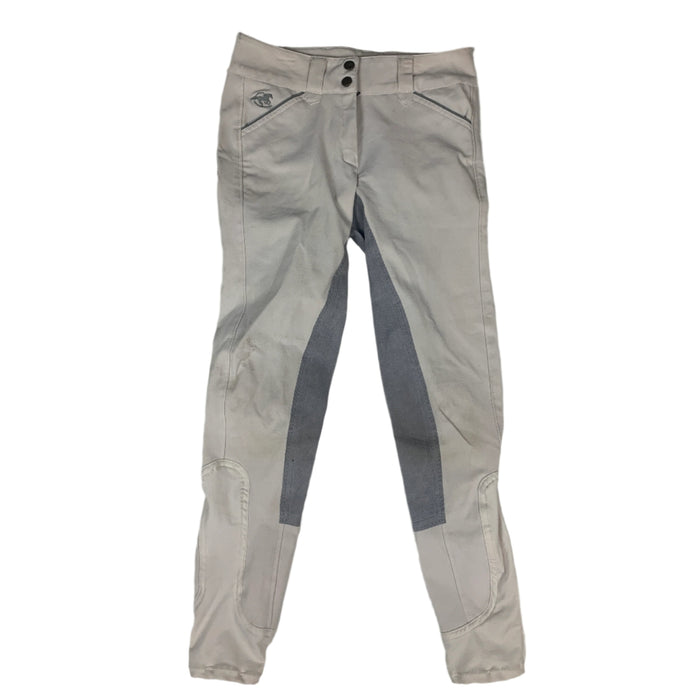 CNT 2869A SmartPak Full Seat Breeches White/Grey 24R