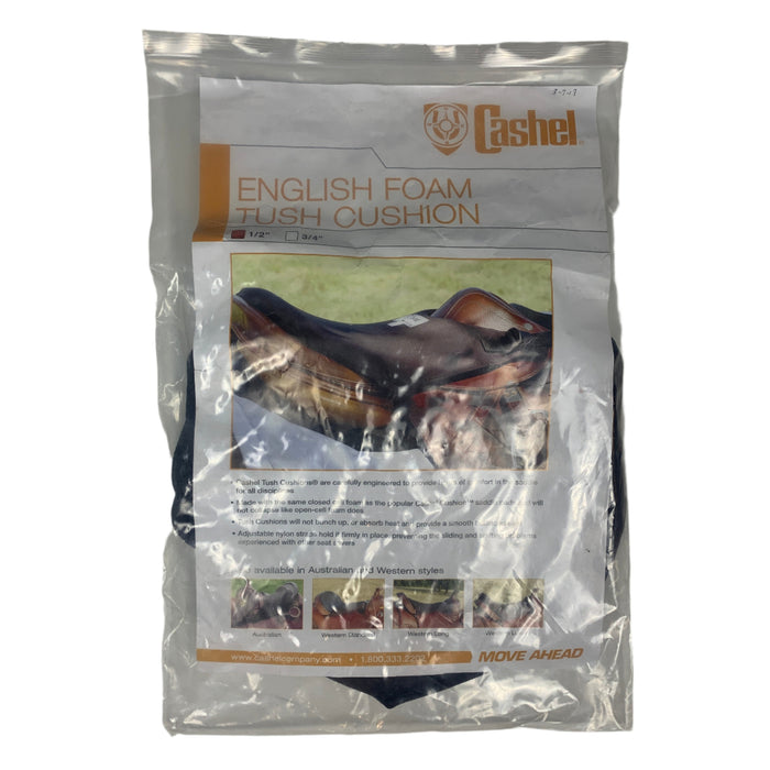 CNT 2876E Cashel English Foam Tush Cushion Brown 1/2"