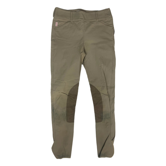 CNT 2876V Tailored Sportsman Knee Patch Breeches Tan 28L