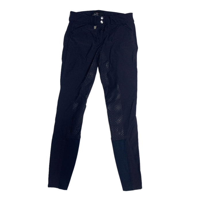 CNT 2878F Horze Silicone Full Seat Breeches Navy 26