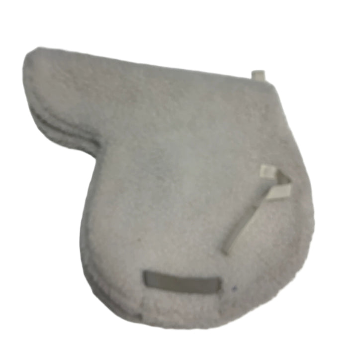 CNT 2879QR Shaped Saddle Pad White