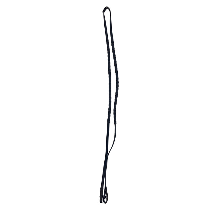 CNT 2885F leather Braided Reins Brown