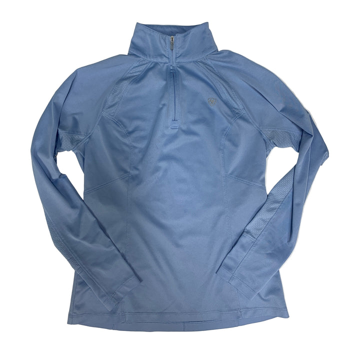 CNT 2895C AriatTEK Heat Series Long Sleeve Shirt Light Blue Small