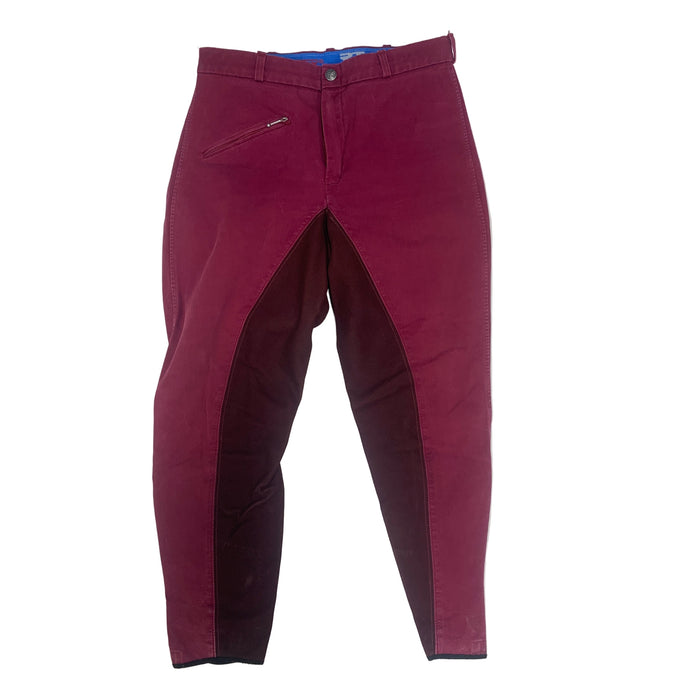CNT 2898YY RTS Full Seat Breeches Maroon 44