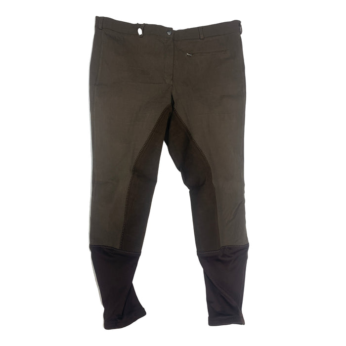 CNT 2898FFF Jeffries Full Seat Breeches Brown 32