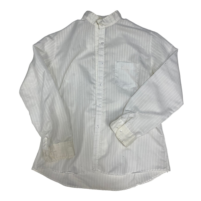 CNT 2899B Long Sleeve Show Shirt Button Up White approx. Large