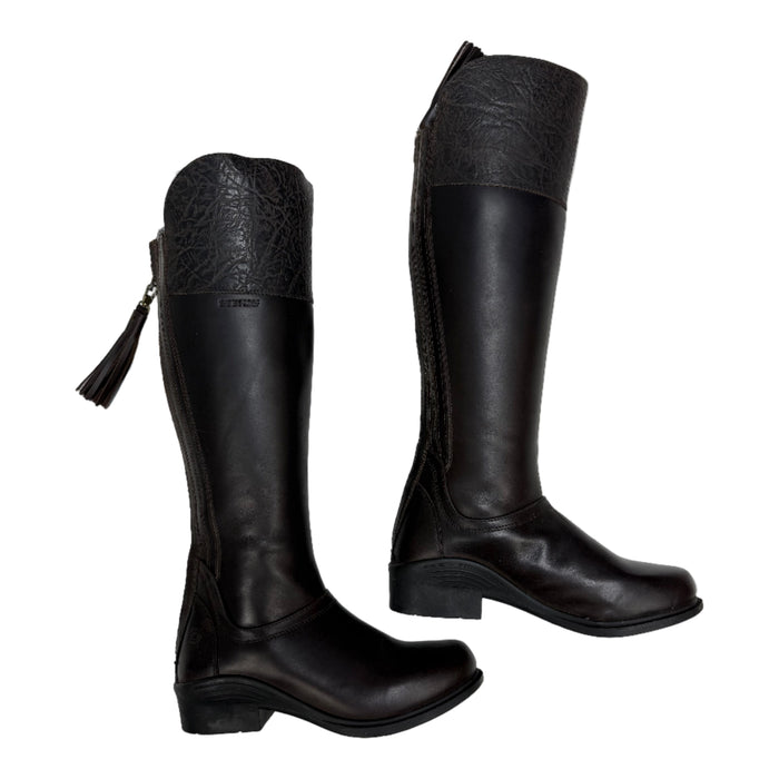CNT 2911A Dublin Feale Boots Dark Brown 7.5 Reg (New)