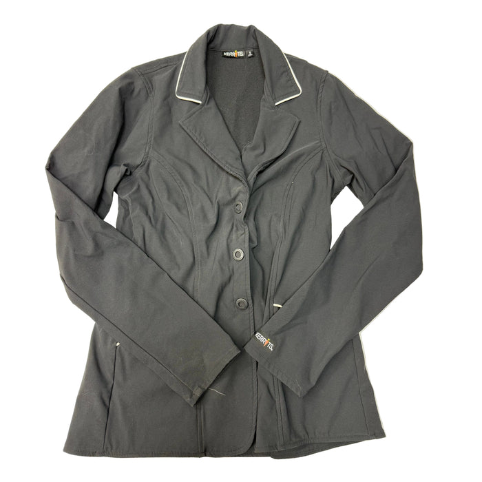 CNT 2914B Kerrits Show Coat Black with White Trim Small