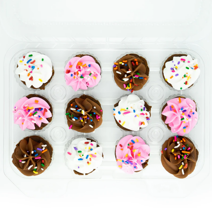 Neopolitan cupcakes