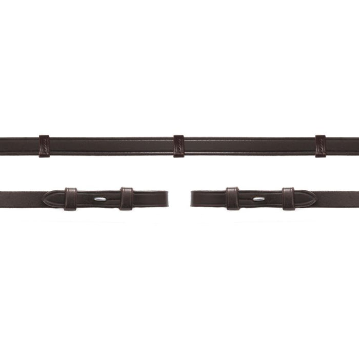 Schockemohle Plain Leather Reins with Stops