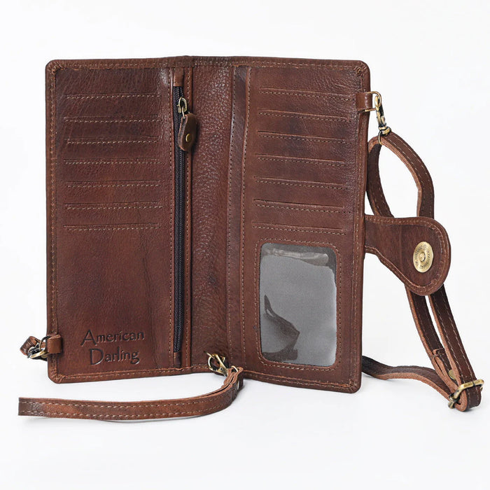 Ella Genuine Leather Wristlet Wallet Bag