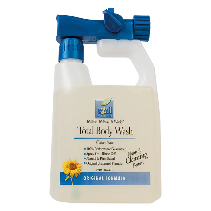 eZall Green Total Body Wash Unscented 32oz