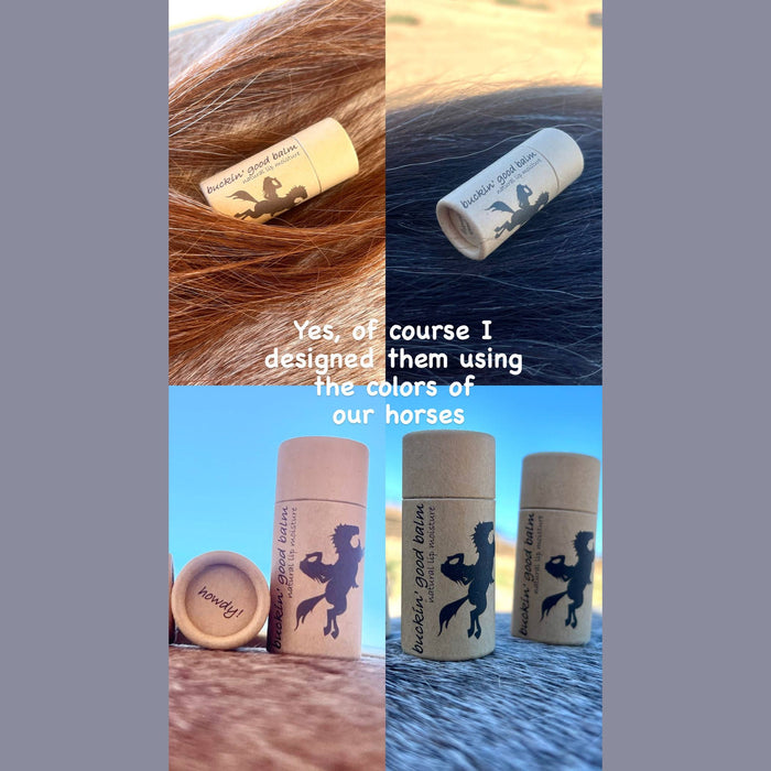 Buckin' Good Lip Balm Vanilla (natural, plastic free)