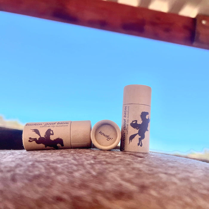 Buckin' Good Lip Balm Vanilla (natural, plastic free)