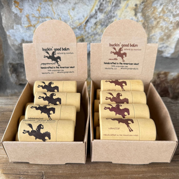 Buckin' Good Lip Balm Vanilla (natural, plastic free)