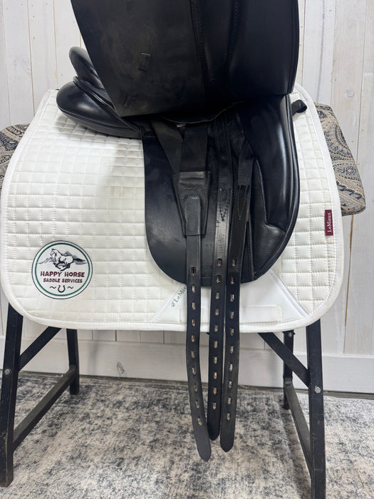 CONS-3486 17.5" Medium Wide Tree Black Country Eden Dressage Black