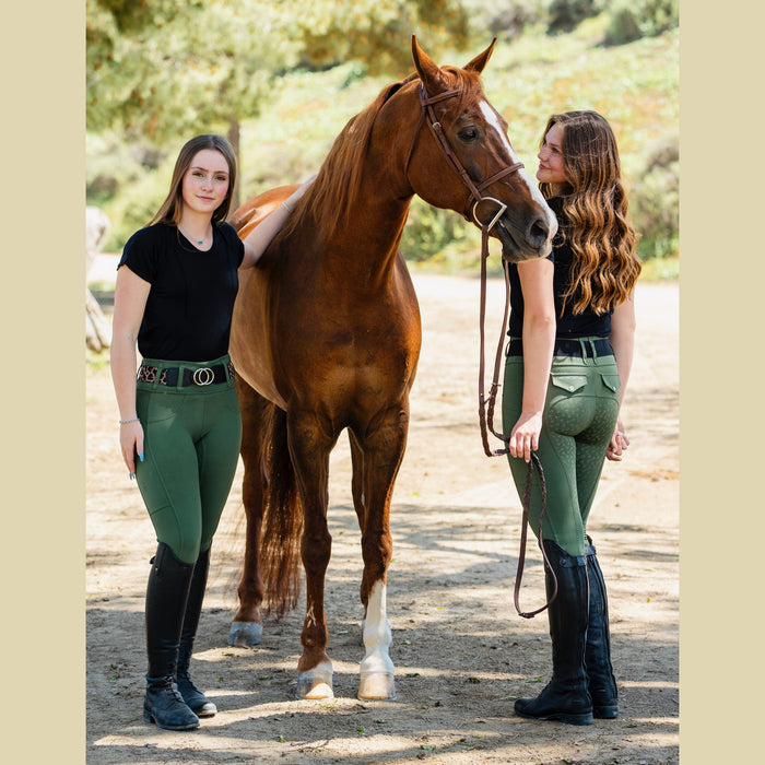 Canter Culture Athletic Breech - Evergreen