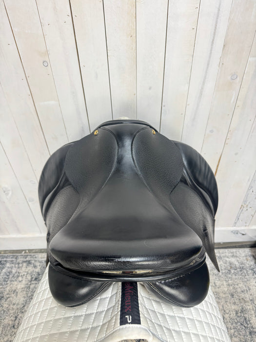 CONS-3486 17.5" Medium Wide Tree Black Country Eden Dressage Black