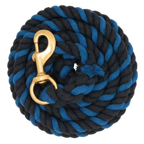 Weaver 10' Cotton Lead Rope with Brass Snap