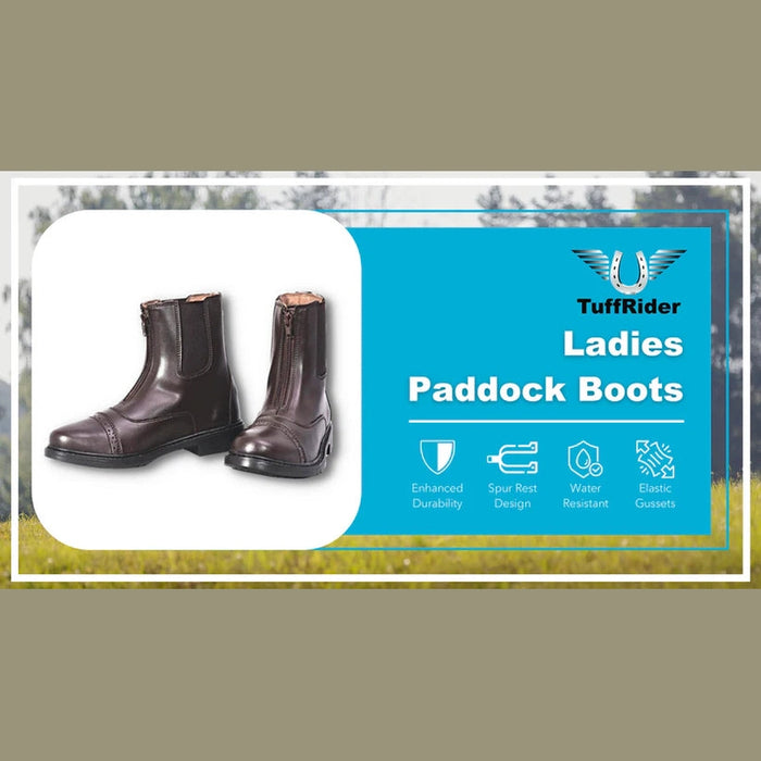 TuffRider Ladies Starter Synthetic Leather Paddock Boots