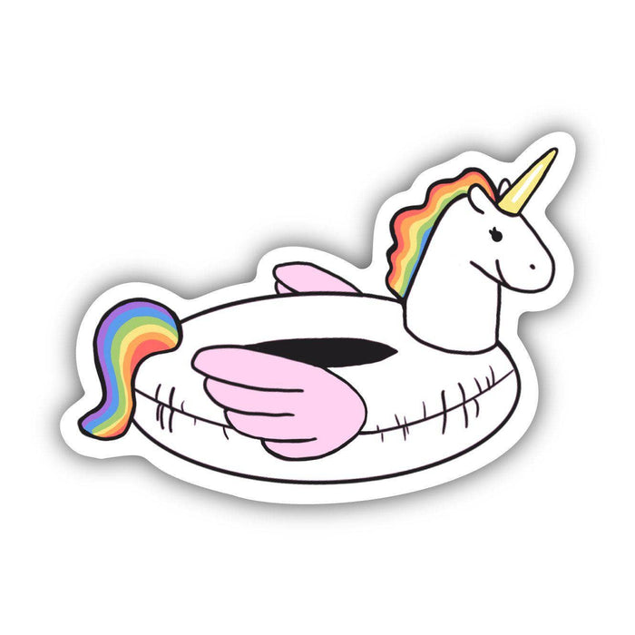 Big Moods Unicorn Pool Float Summer Sticker