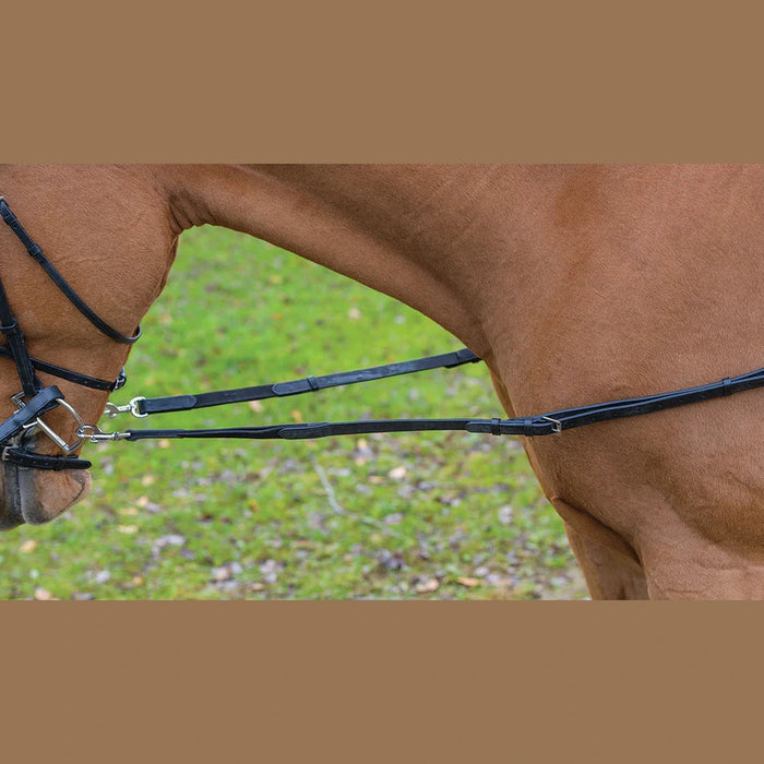 Shires Avignon Leather & Elastic Side Reins