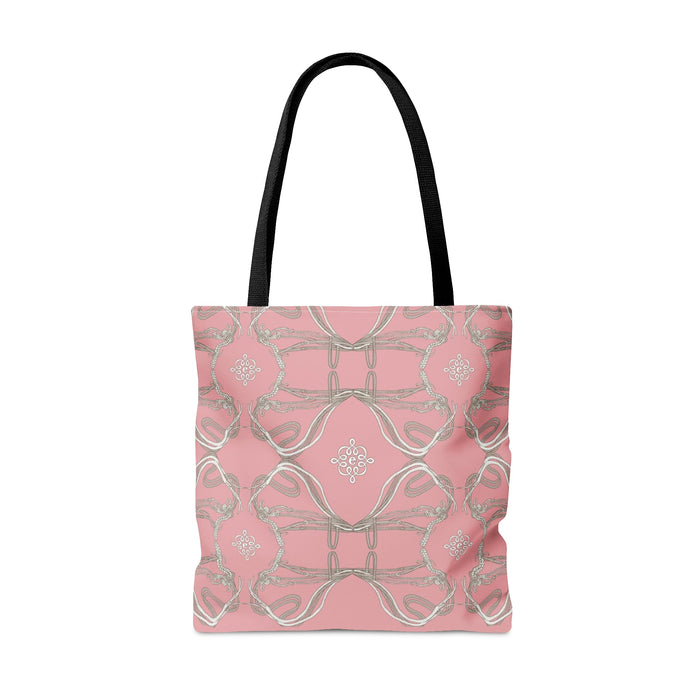 Espoir Tote Bag in Roped Bridles on Rose