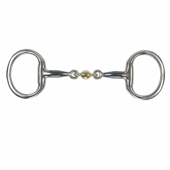 Shires Blue Sweet Iron Ball Link Flat Eggbutt Bit