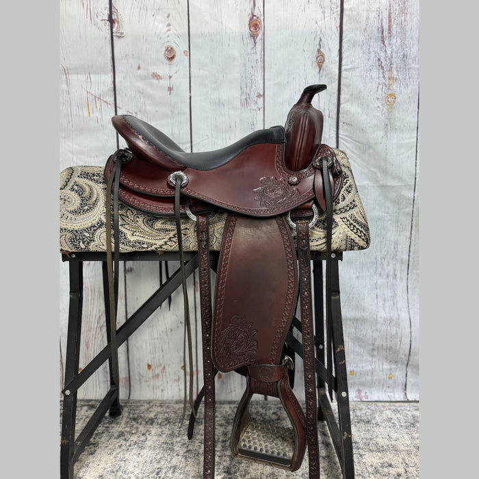 CONS-3451 16" J Tree Allegany Western All Around Brown