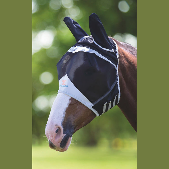 Shires FlyGuard Pro Fine Mesh Fly Mask with Ears