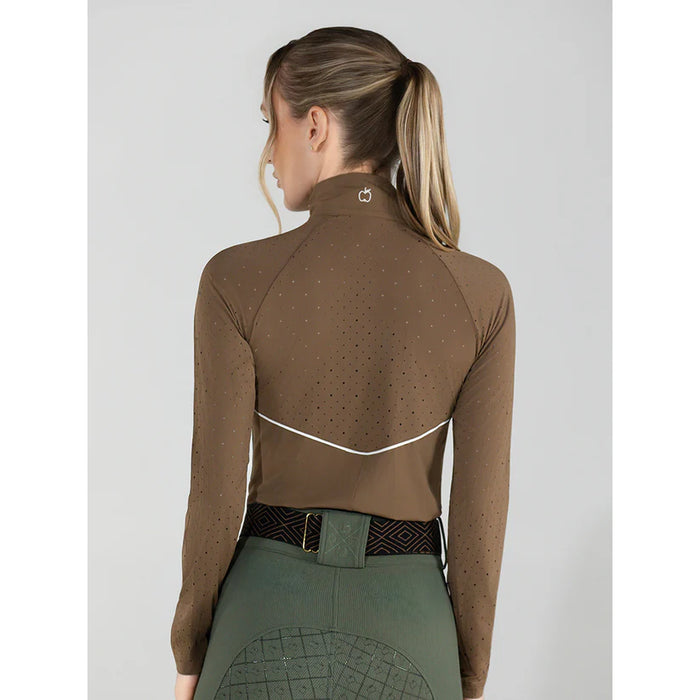 Dapplebay Lady 1/4 Zip Aircut Long Sleeve Riding Top