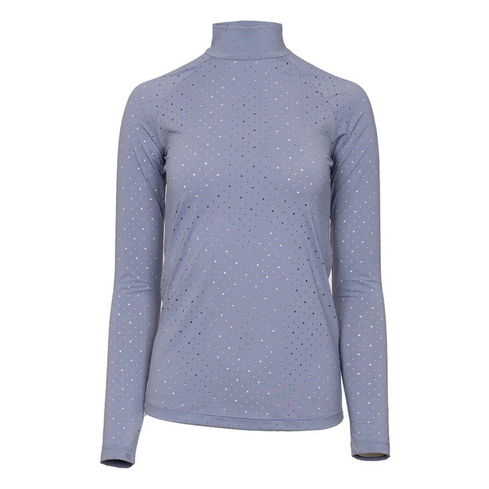 Dapplebay Aircut Mock Neck Long Sleeve Top