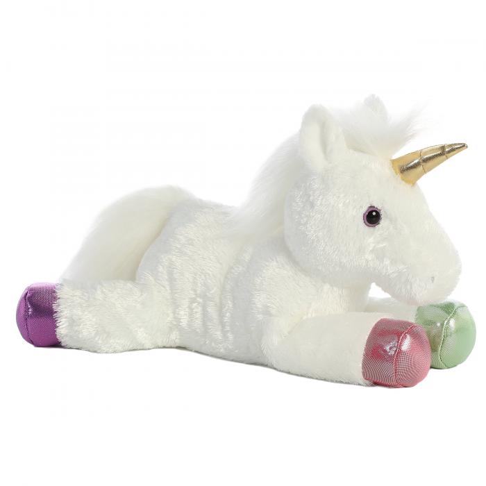 Kelley 12" Plush Unicorn with Shimmer Feet