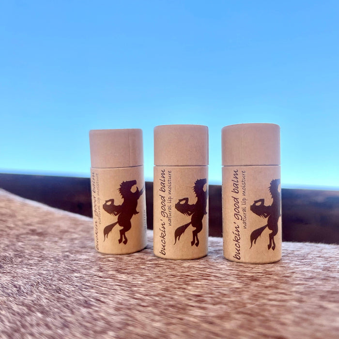 Buckin' Good Lip Balm Vanilla (natural, plastic free)