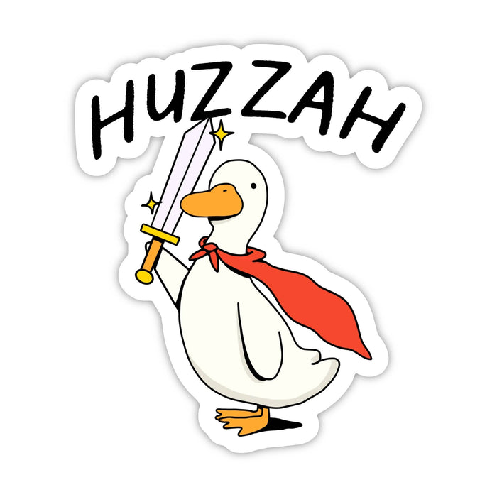 Big Moods "Huzzah" Brave Goose Sticker