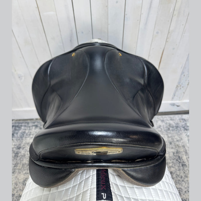 CONS-3475 17.5" Medium Wide Tree Black Country Eloquence Dressage Black