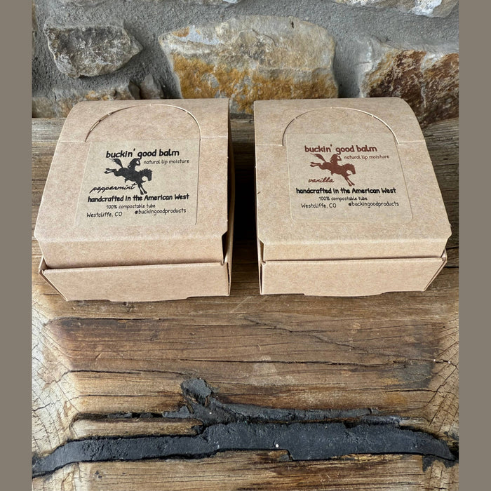 Buckin' Good Lip Balm Vanilla (natural, plastic free)