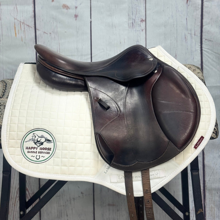 CONS-3454 17" Medium Wide Amerigo CC Monoflap Eventer Saddle Brown