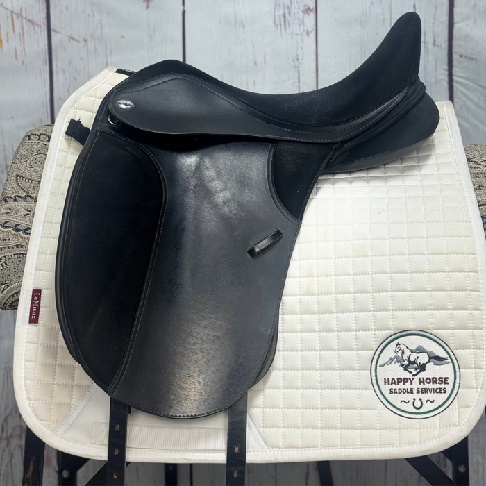 CONS-3458 17.5" Adjustable Tree Thorowgood T4 Dressage Black