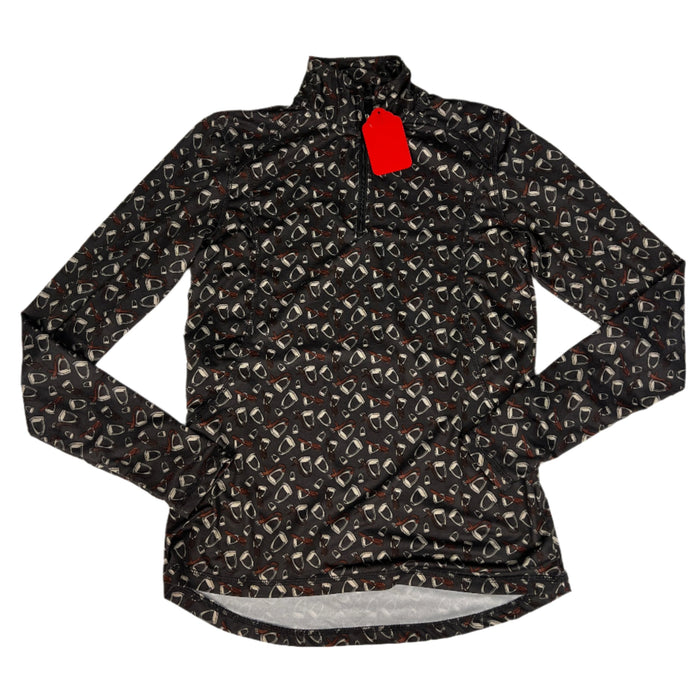 CNT 2816W Dover Long Sleeve Shirt Stirrup Pattern Small